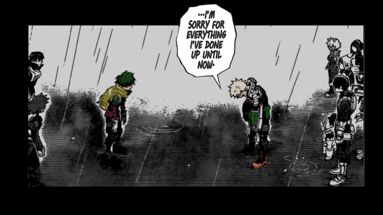 Bakugo's Apology MHA Ch 322 animatic
