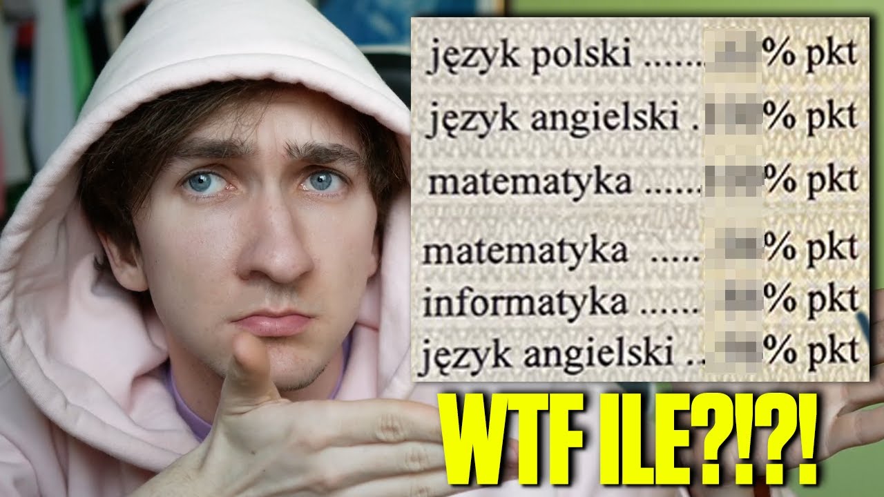 jakie miałem wyniki z matury?