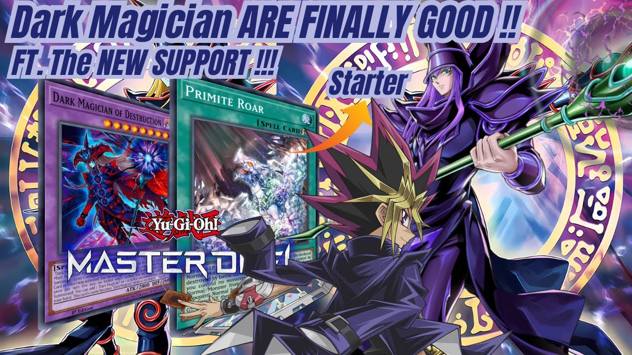 FINALLY NEW Dark Magician Support !! FT.THE NEW Dark Magician of Destruction || [Master Duel]