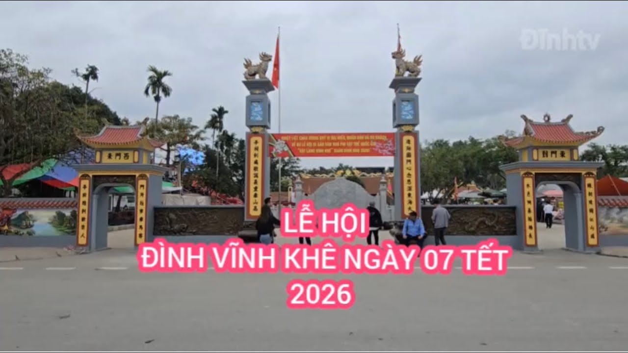 Khai mạc lễ hội làng Vĩnh Khê Hải phòng ngày 07 Tết 2026 