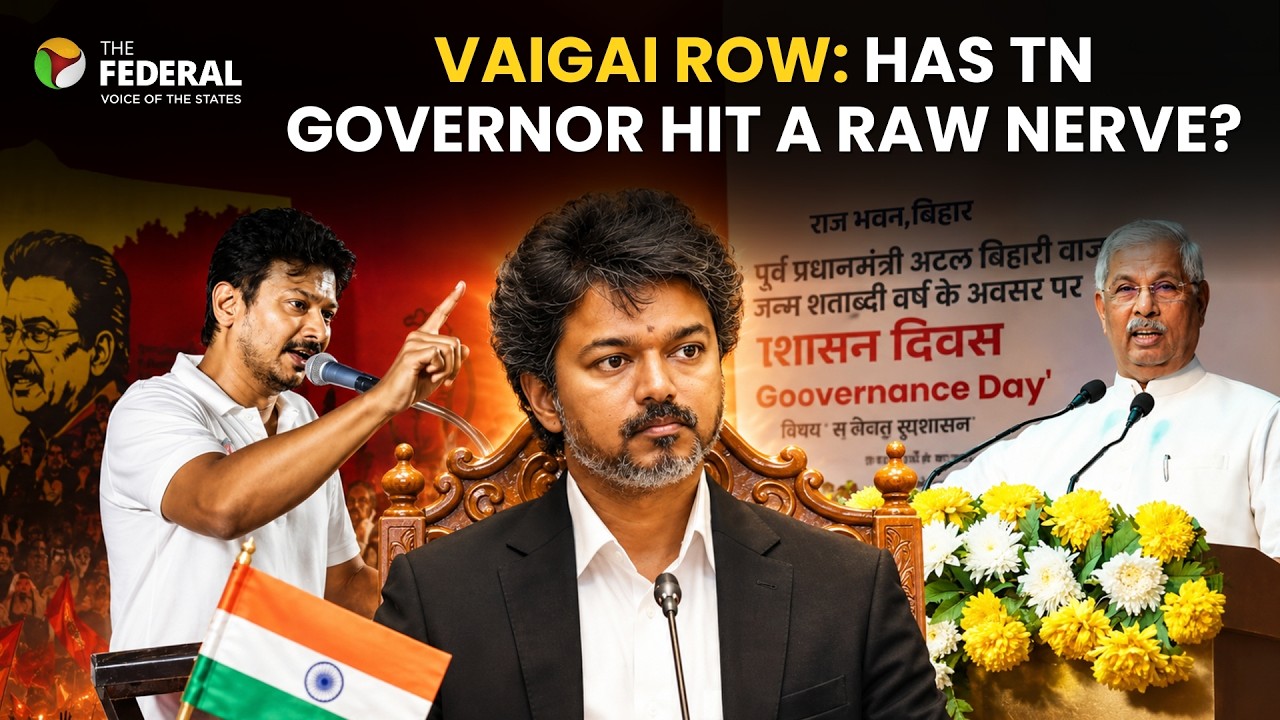 TN Governor's Madurai river warning sparks Centre-state clash | The Federal