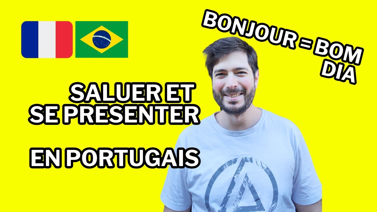 LEÇON 1 PORTUGAIS - SALUER ET SE PRESENTER | Le Portugais avec Rafa!