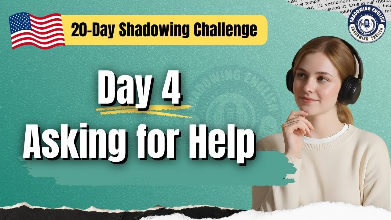 🔴 30 предложений на английском языке с просьбой о помощи | Для начинающих | День 4. Практика разг...