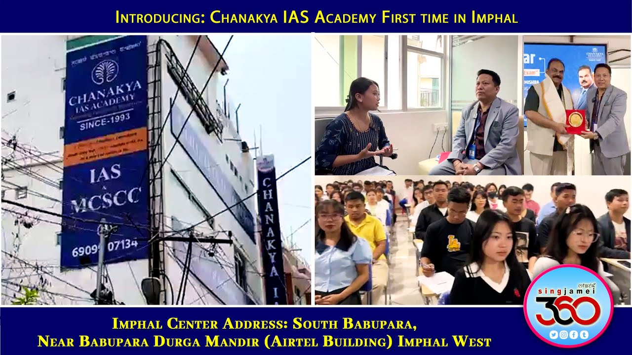 Introducing: Chanakya IAS Academy 🤩First time in Imphal