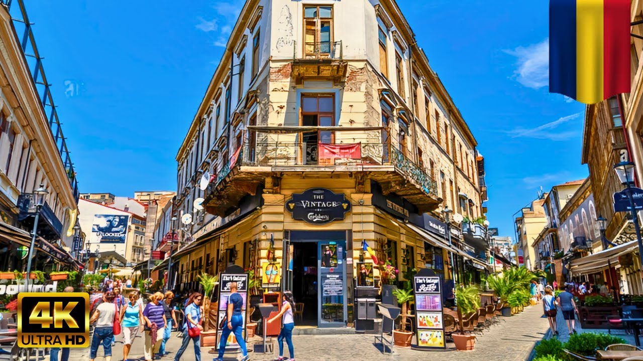 Walking Tour of Bucharest Old Town, Romania