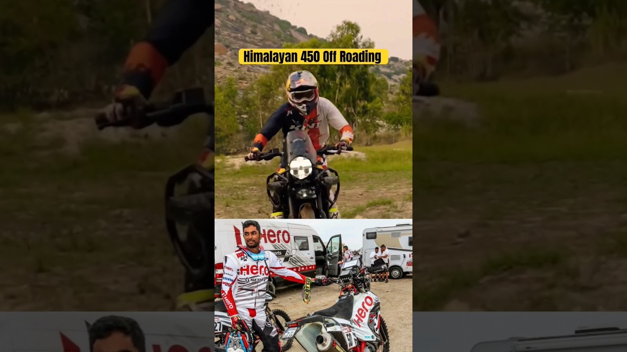 Royal Enfield Himalayan 450 Revealed by CS Santosh |  #shorts #himalayan450