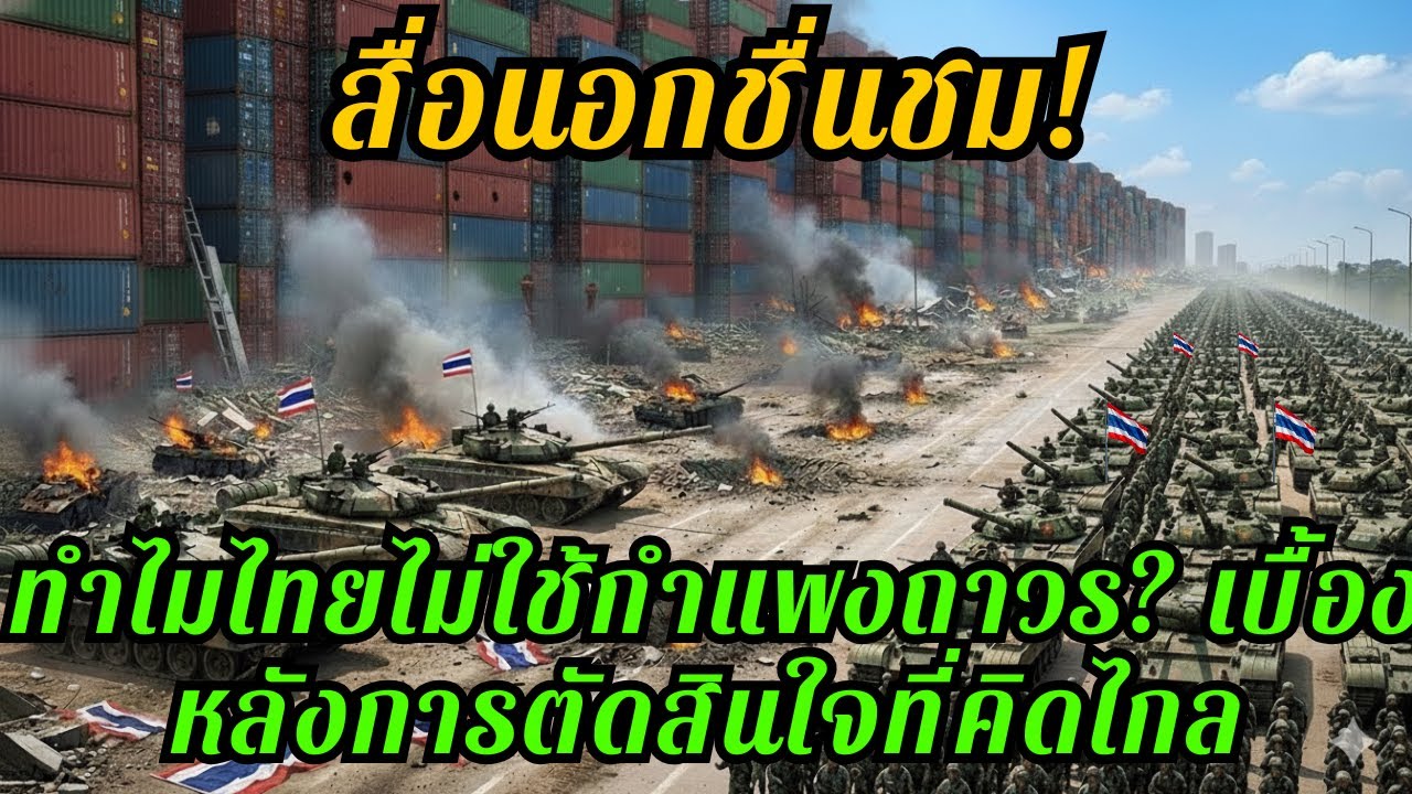 สื่อยุโรปยอมรับแล้ว! ทำไมไทยเลือกตู้คอนเทนเนอร์แทนกำแพงทึบ