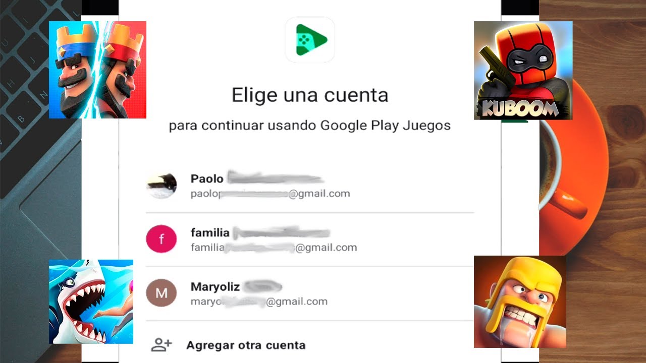 ✅CAMBIA de cuenta en los juegos de tu celular #googleplay #google #playstore