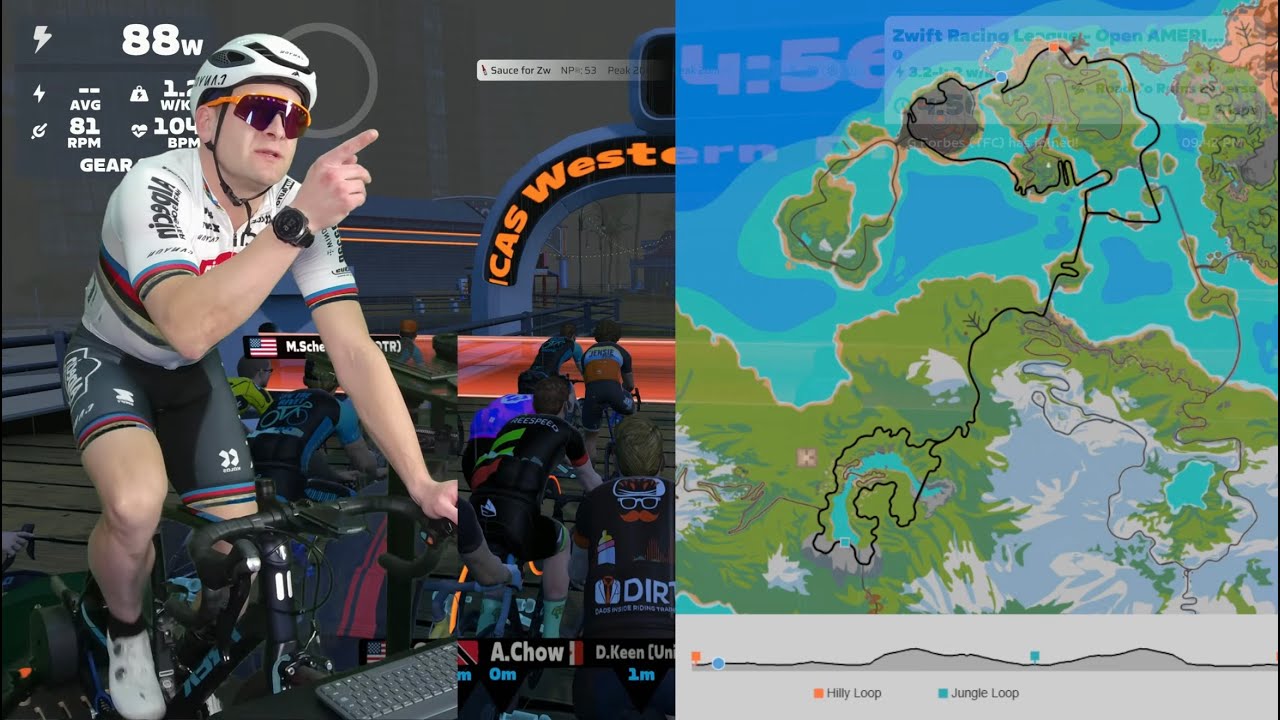 Zwift Racing League ZRL |Amber B1 Development | Neon Shore | Jan 6 2025