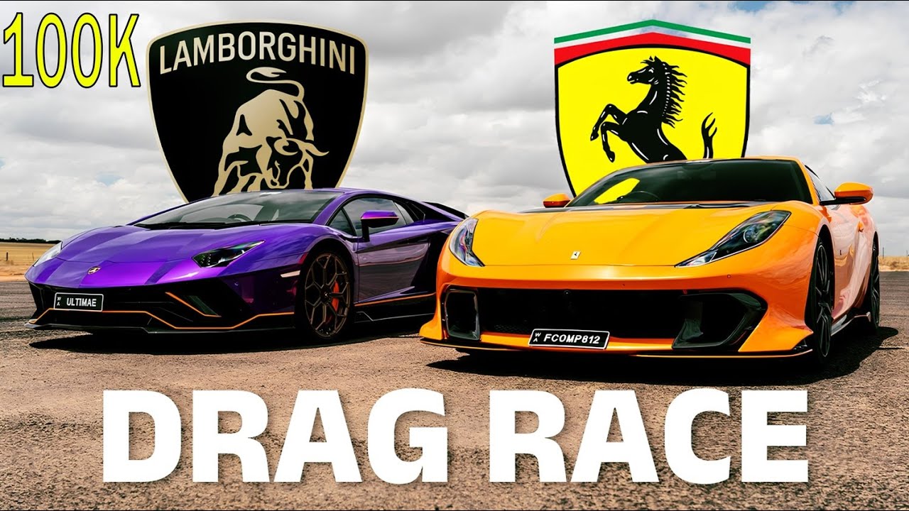 lamborghini vs ferrari drag race horizon 5