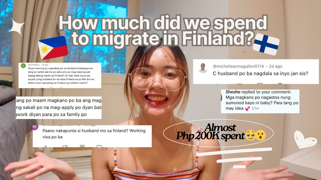 Q&A vlog ~ How much did we spend to migrate from Pinas to Finland | Work, School and Life in Finland
