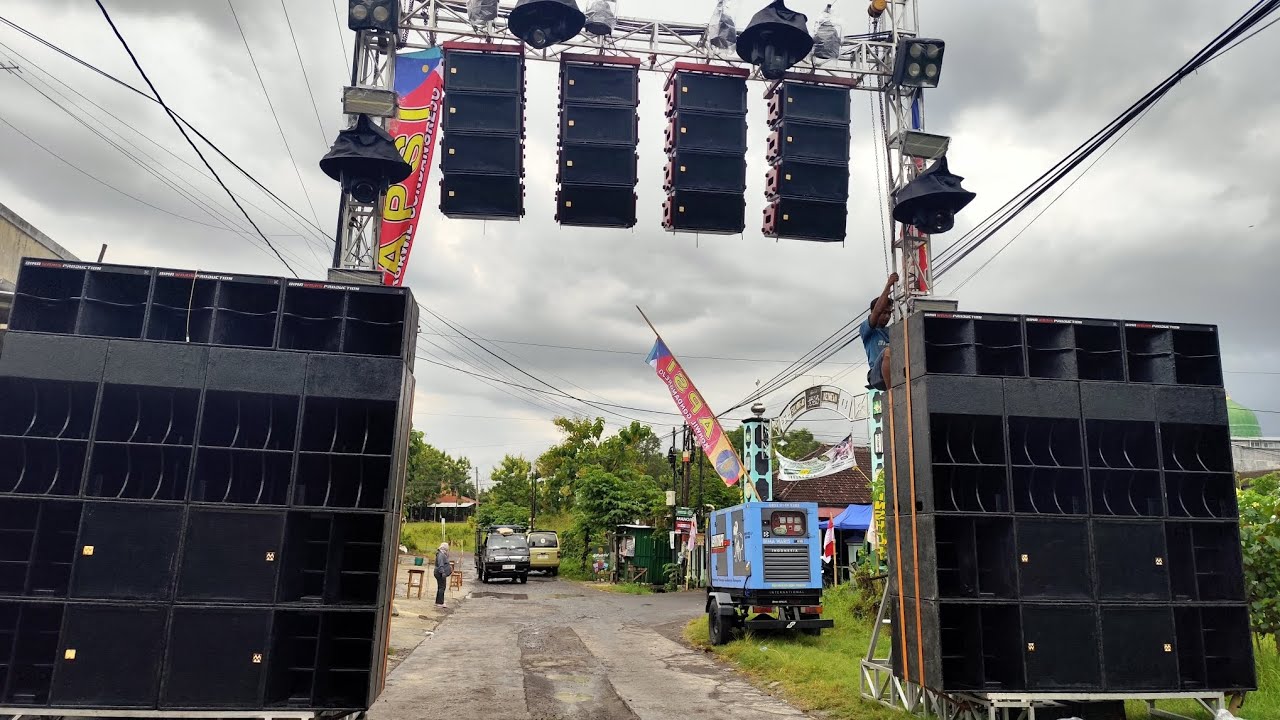 hajatan mantu bawa 5 rental sound system 