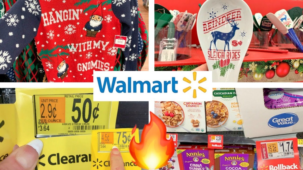WALMART CLEARANCE!!!🔥.50 CENT CEREAL,🎄CHRISTMAS BAKING, CLEARANCE FOOD + SOOO MANY ROLLBACKS!!!🚨🚨🚨