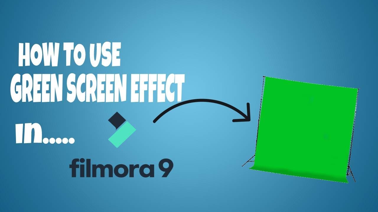 How to use green screen effect in FilmoraX.