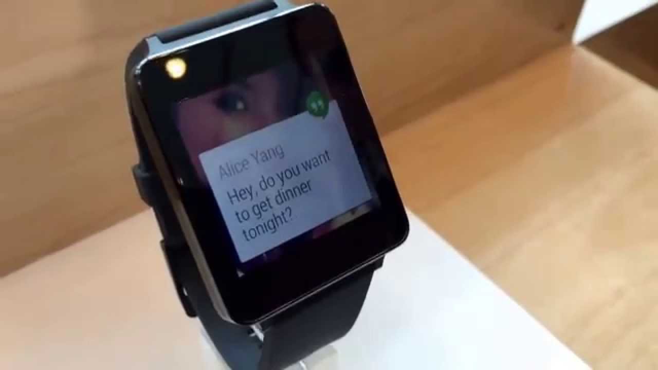 LG G Watch, hands-on at Google I/O 2014 (video)