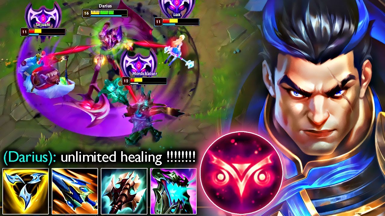 DARIUS HAS PERMANENT FULL HP (UNLIMITED HEALING)