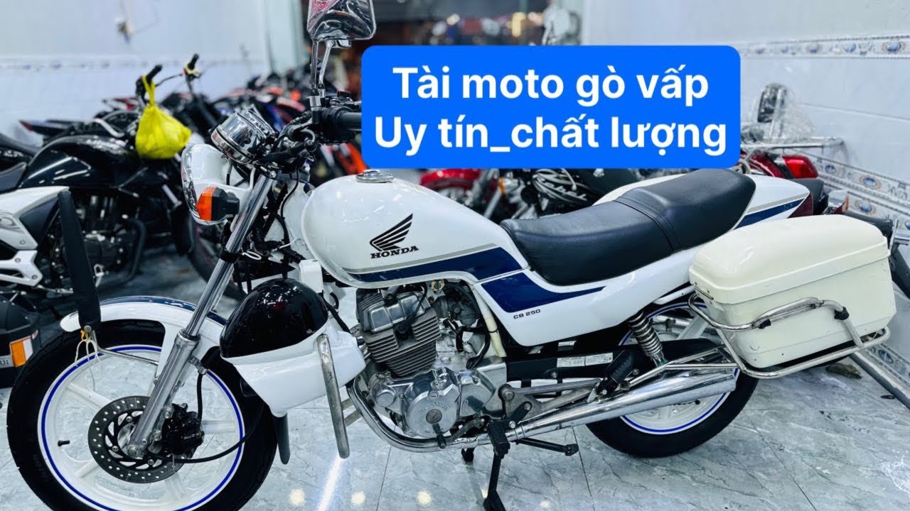 TÀI MOTO GÒ VẤP | XE BỒ CÂU JB 250 LÊN NGUYÊN CỤC MÁY VÀ BODY CB250 GIÁ CỰC TỐT FULL ĐÈN KÈN CÒI