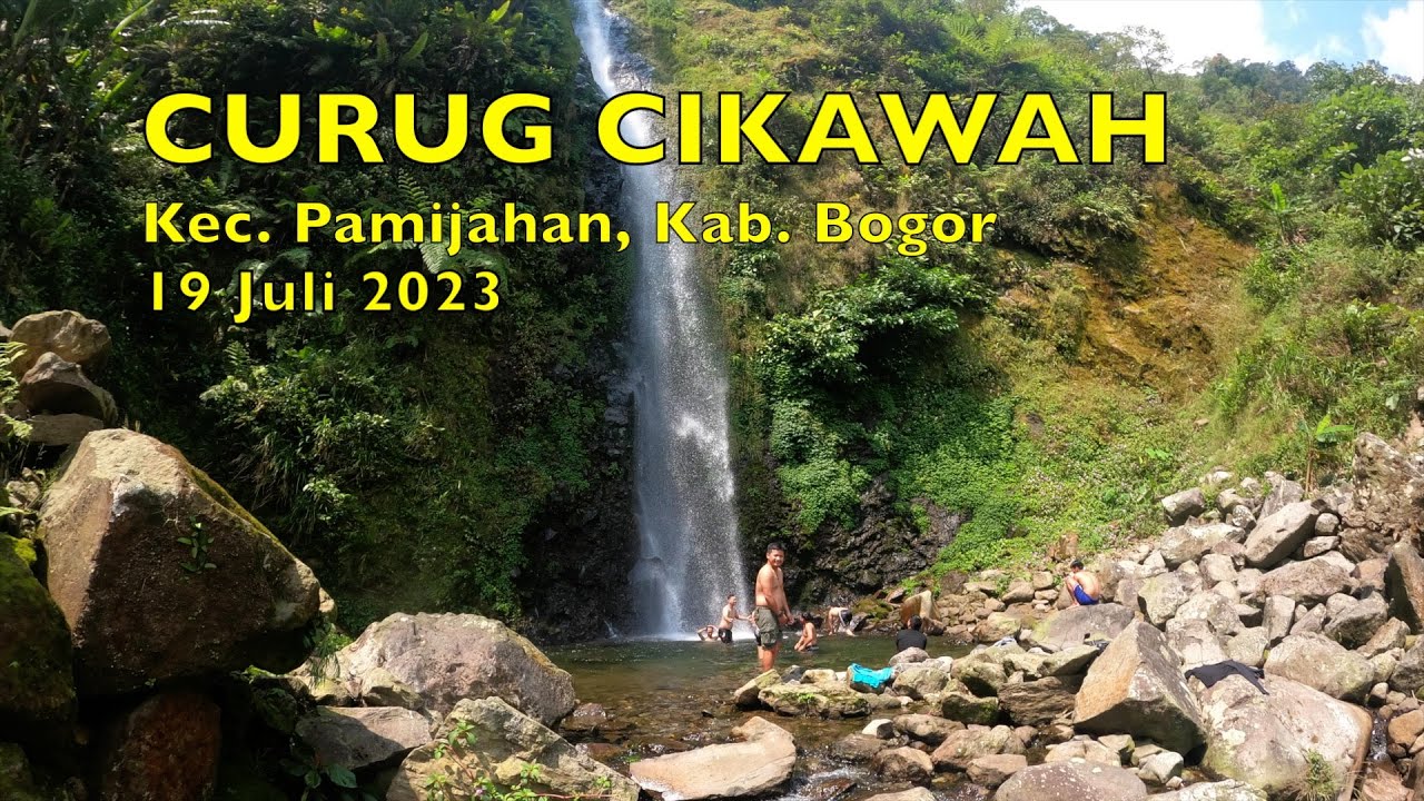 Trekking Curug Gleweran dan Cikawah di Desa Ciasmara, Kec. Pamijahan, Kab. Bogor, 19 Juli 2023