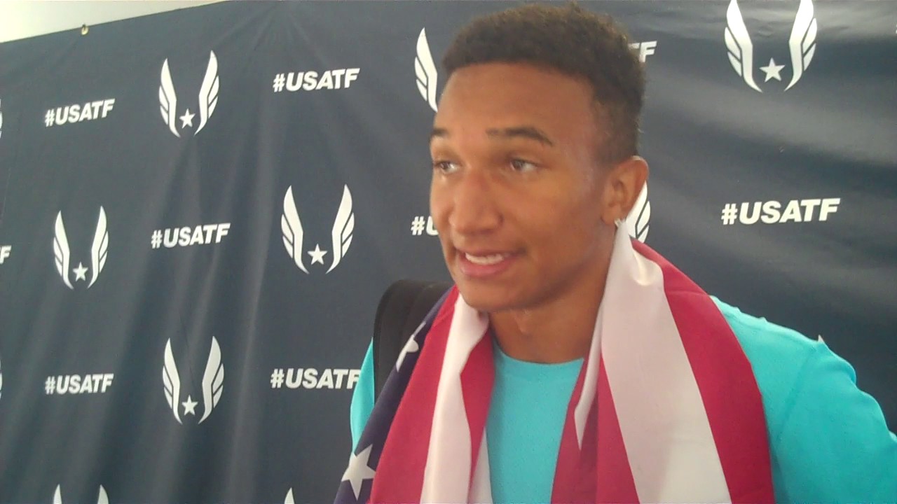 Donavan Brazier After Winning 2017 USATF 800 at Age 20