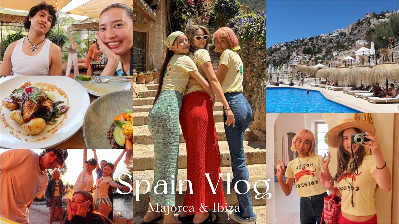 【スペインvlog】結婚式から解放された9日間の旅記録🇪🇸🌤️ マヨルカ/イビサ/バルセロナ