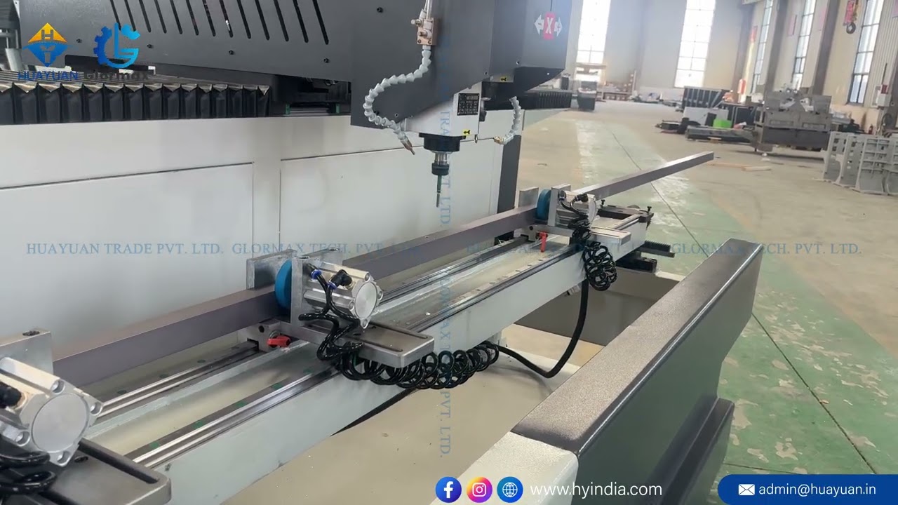CNC DRILLING MILLING MACHINE 4500MM - Double Head Spindle - #SKX-CNC-4500D #machine #millingmachines