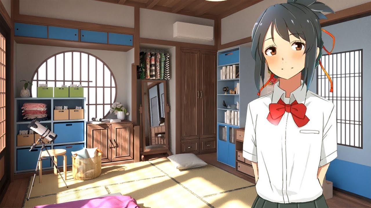 Kimi No Na Wa (Your Name) | Mitsuha Miyamizu's Room 360° VR