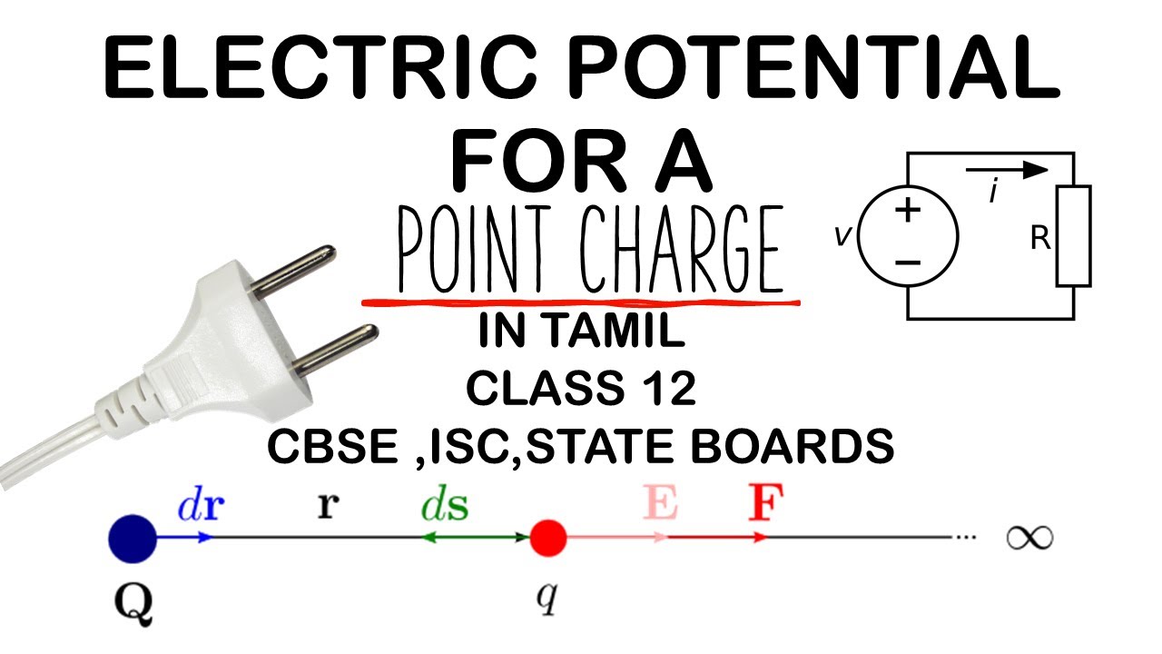Potential Due To A Point Charge | Electrostatic Potential & Capacitance | In Tamil| Class 12|