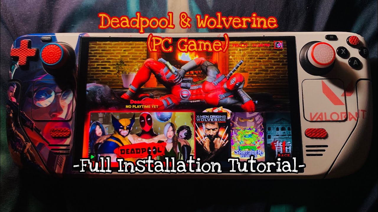 [TUT] Full Installation Guide 2 Games | Deadpool & Wolverine PC Version | Steam Deck (Steam OS)