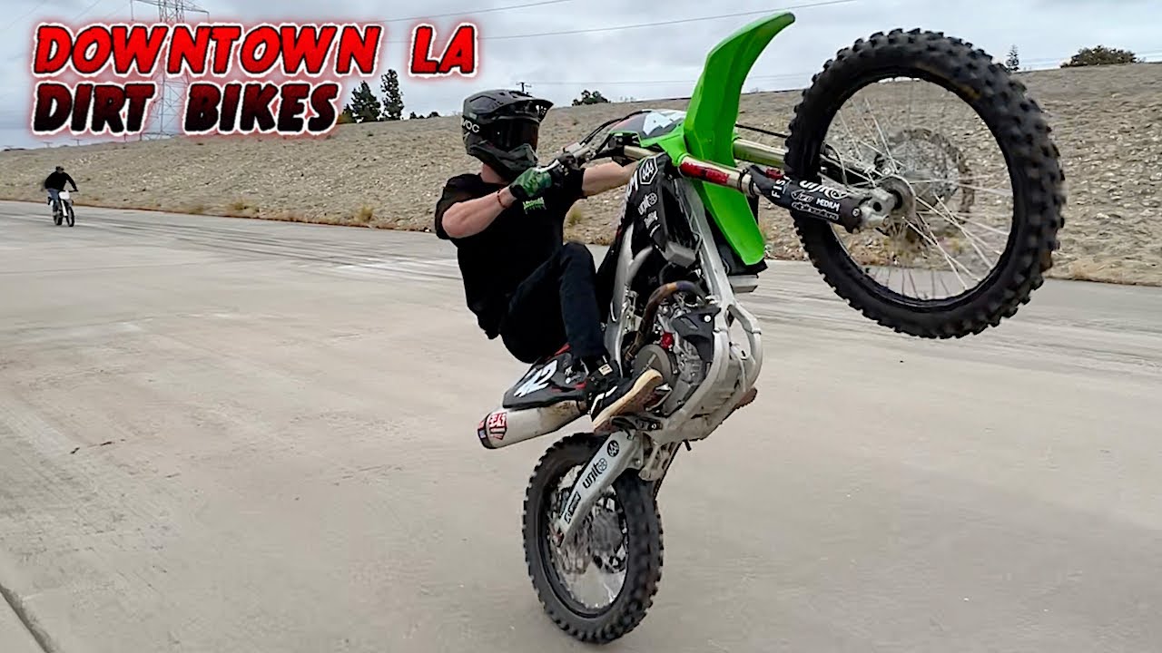 Dirt Bikes Ride Downtown LA - Buttery Vlogs Ep146