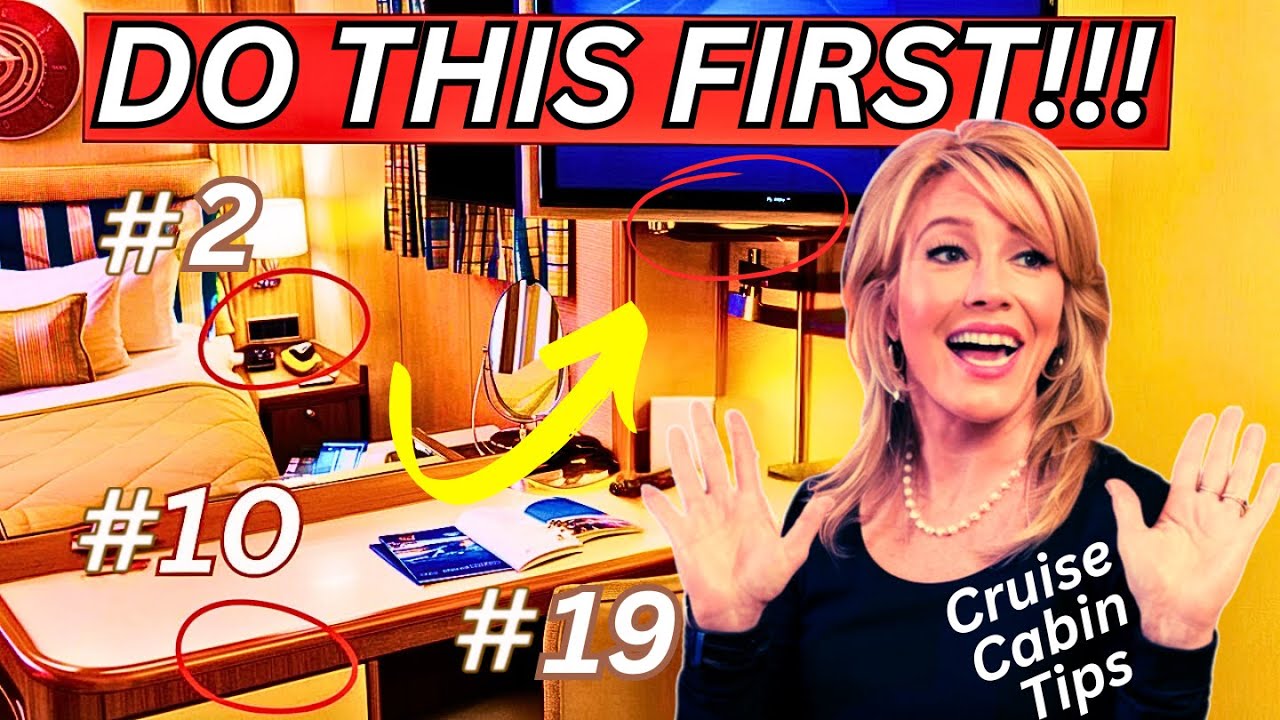 21 Things You MUST Do in ANY Cruise Ship Cabin on Day 1!