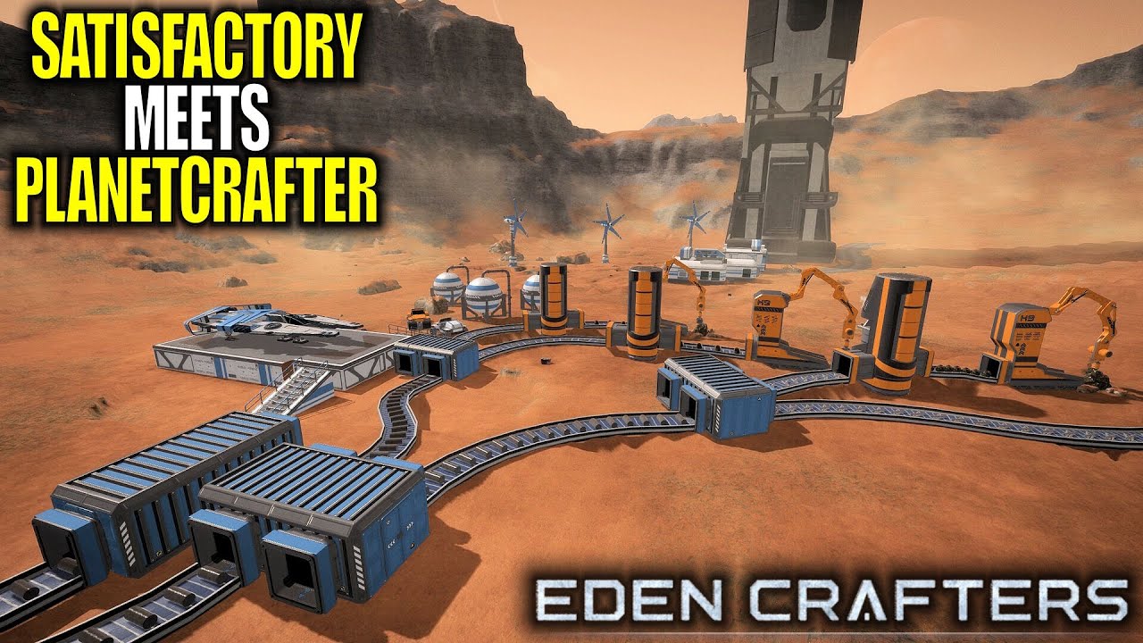 Day 1 of This New Factory Terraformation Game | Eden Crafters Gameplay | Part 1