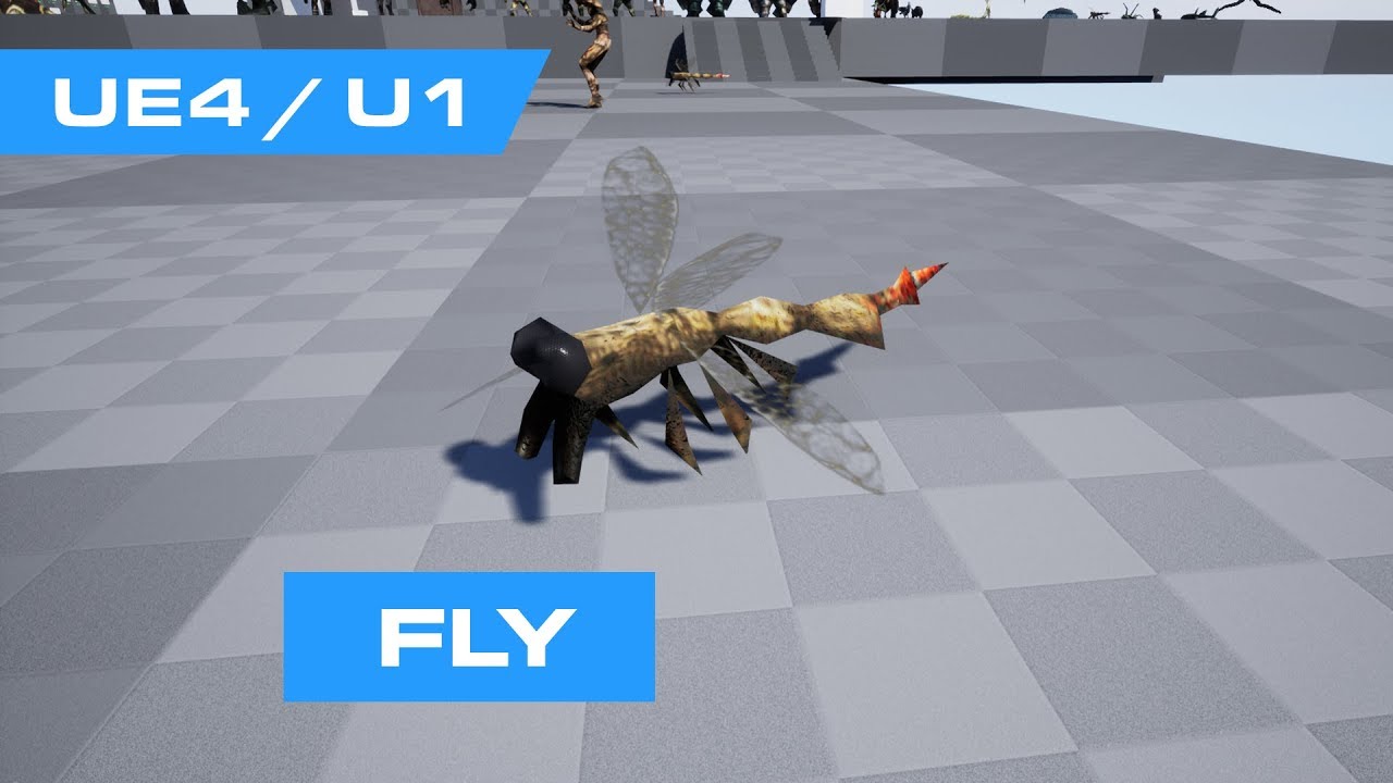 [U1 UE4] Flying with Razorfly