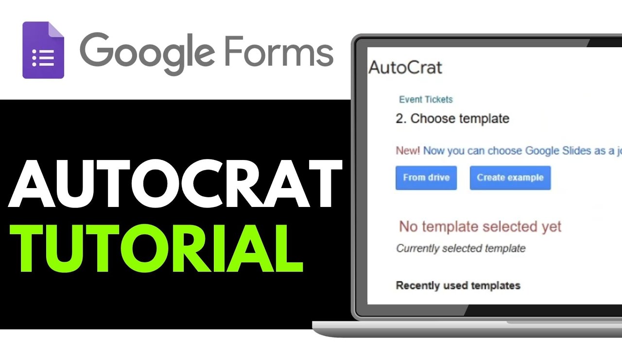 How to Use Autocrat with Google Forms 2025 (FULL TUTORIAL)