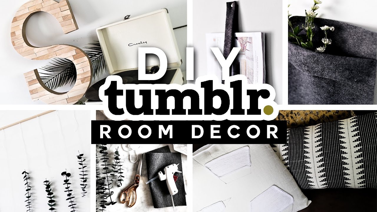 DIY Tumblr Room Decor Ideas for 2017 💡 ✂️ 🔨 Minimal & Affordable!