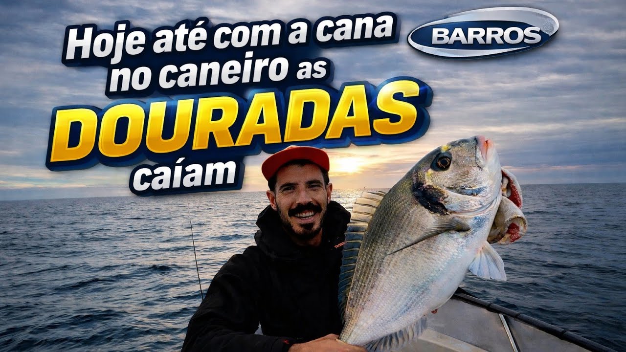 Hoje até com a cana no caneiro as DOURADAS caiam.
