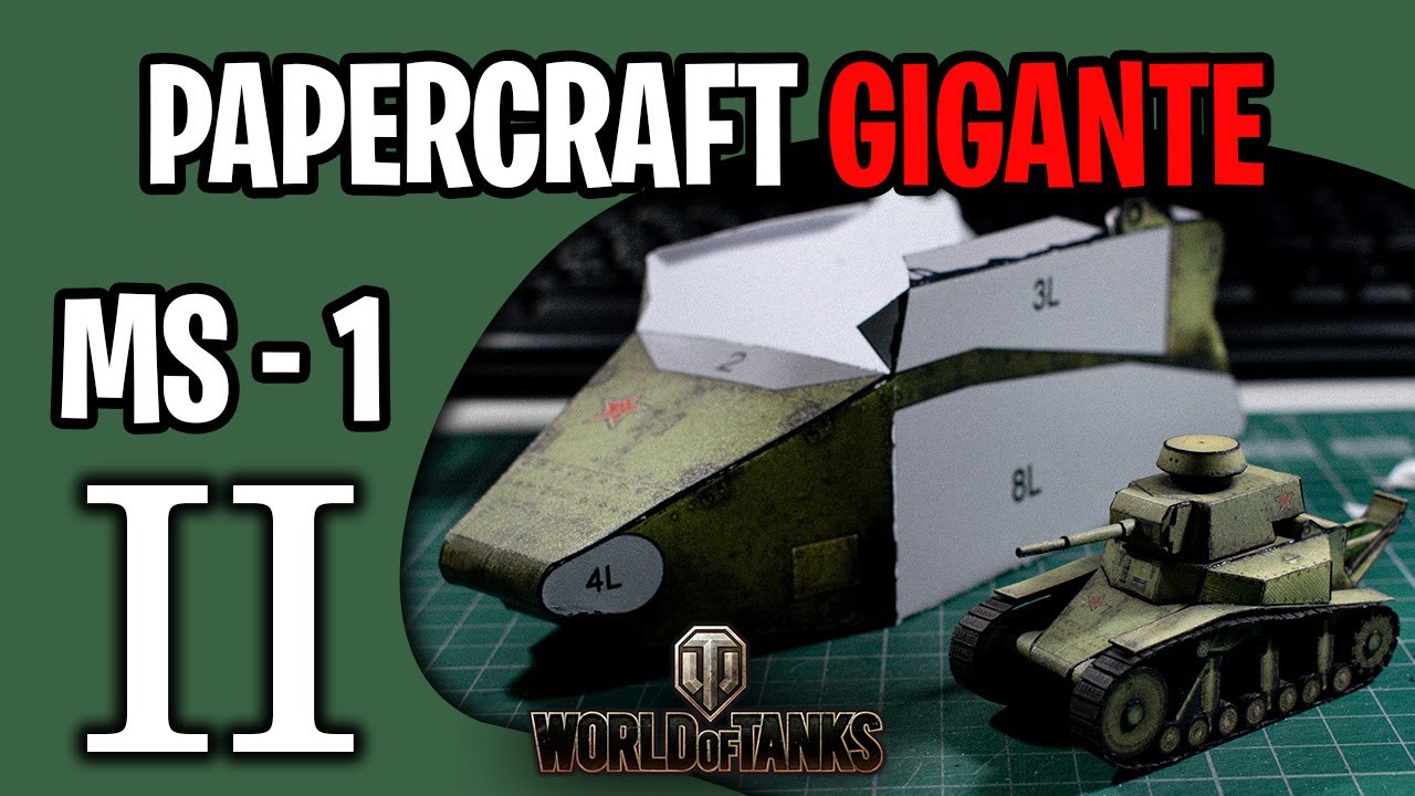 VOLVI a hacer el MS-1 PERO en escala 1:16 (GIGANTE) | PAPERCRAFT GMR | PARTE II