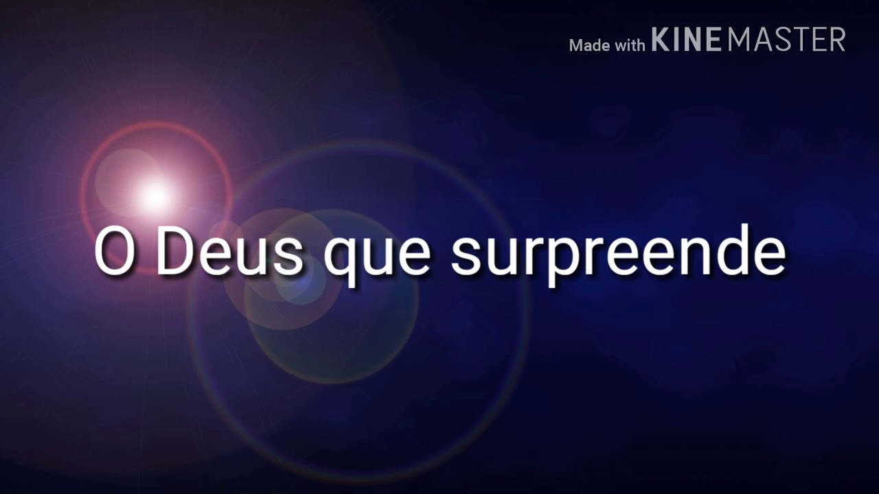 O Deus que surpreende (Davi Sacer) com letra para sua c&eacute;lula