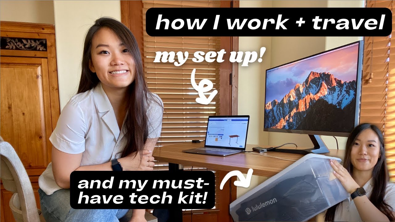 My Remote Work Setup While Traveling + Tips