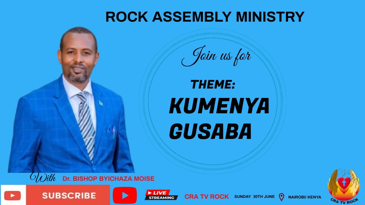 SUNDAY PRAISE AND WORSHIP KUMENYA GUSABA  WITH Dr. BISHOP BYICHAZA MOISE