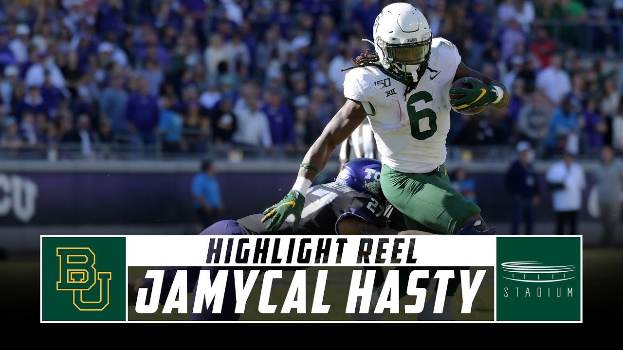 Baylor RB JaMycal Hasty Highlight Reel - 2019 Season | Stadium
