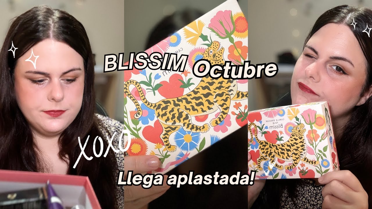 BLISSIM OCTUBRE rosa 2024 - Unboxing - Ha llegado aplastada ....