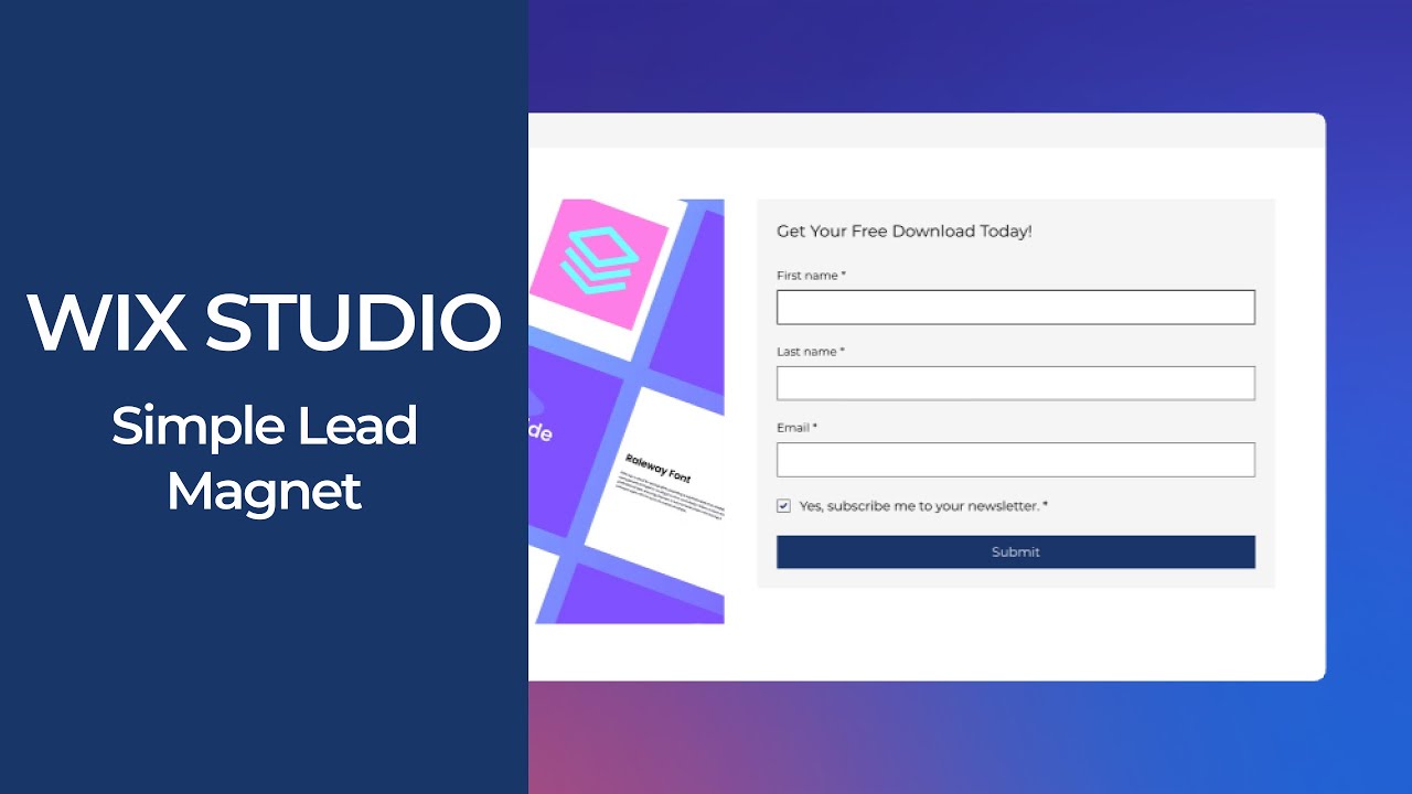How to Create A Simple Lead Magnet on Wix Studio