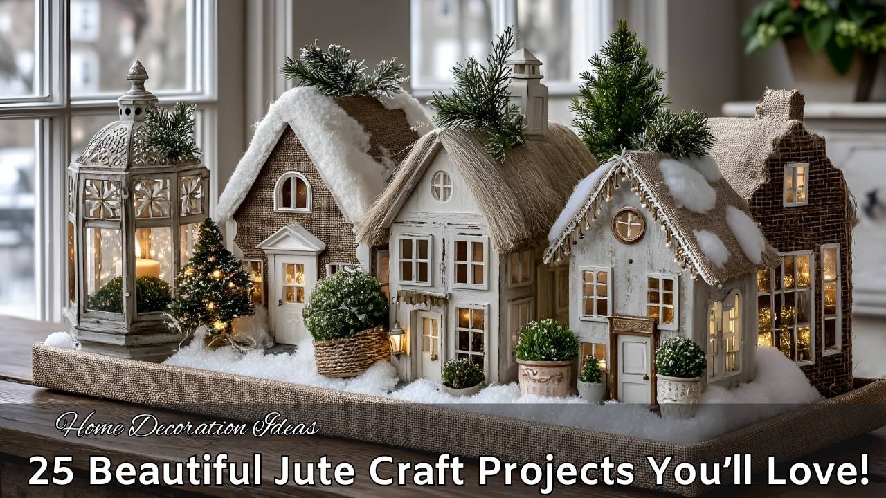 25 Beautiful DIY Jute Christmas Crafts for 2025-2026 | Rustic & Eco Friendly Holiday Decor
