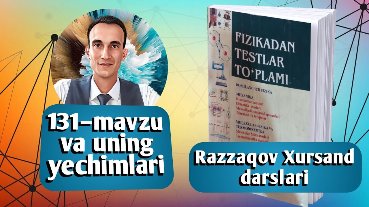 131–mavzu va uning yechimlari | Yorug'likning qutblanishi. Malyus qonuni | Uzoqov fizika to'plam