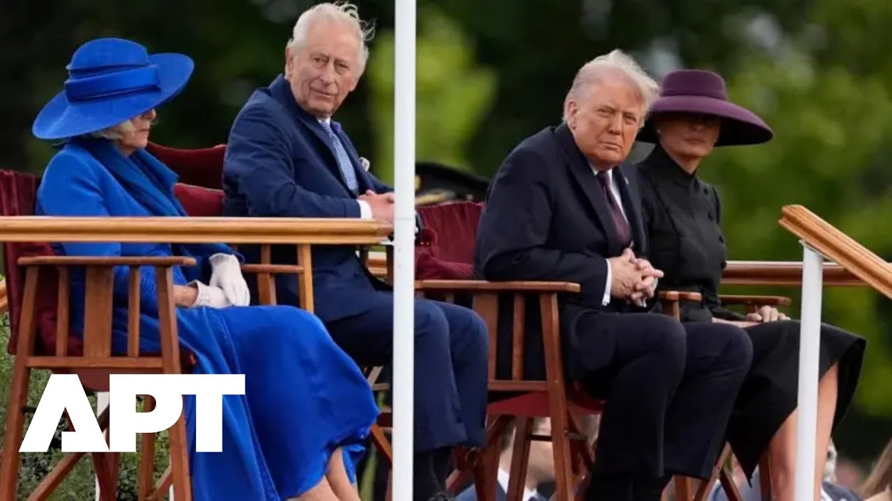 Trump, Melania, King Charles & Queen Camilla Take Seats at Royal Ceremony | APT