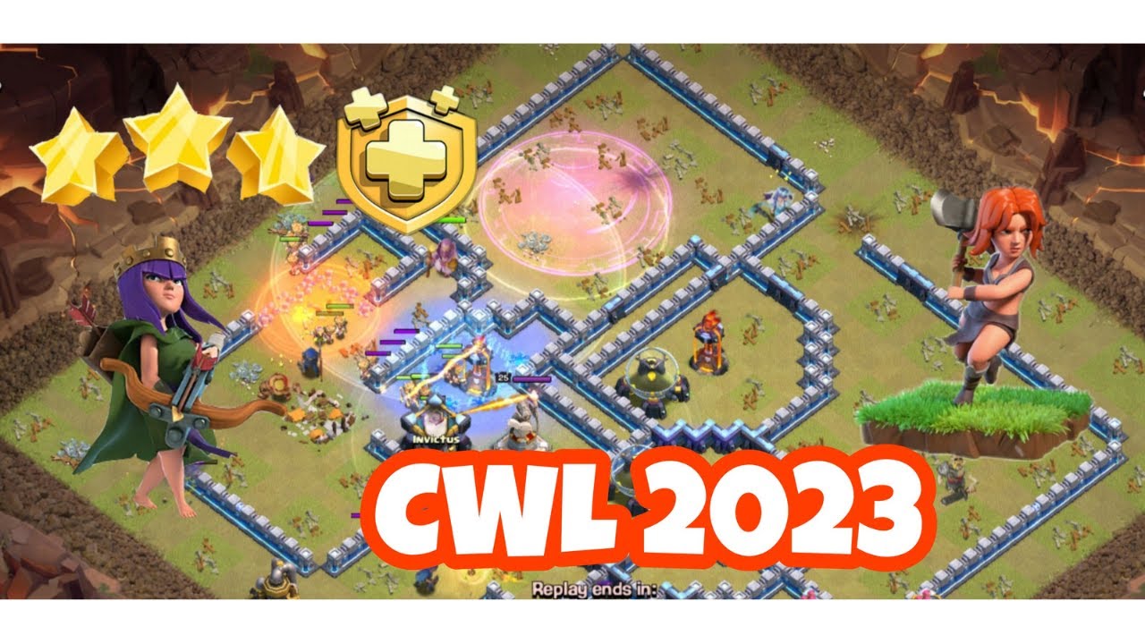 CWL August 2023 Valkyrie and Queen charge TH13, #cwl2023 #coc #th13