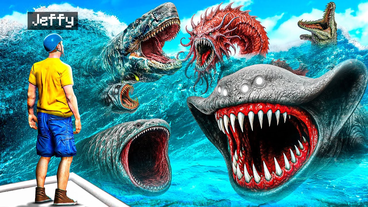 Hunting The SCARIEST SEA MONSTERS In GTA 5!
