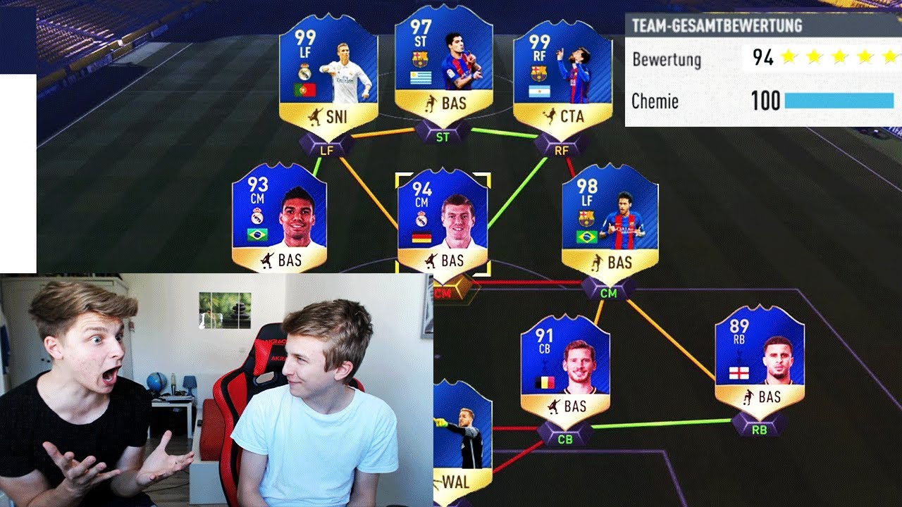 194 RATED TOTS FUT DRAFT CHALLENGE vs. kleinen BRUDER!! ⚽⛔️😝 - FIFA 17 ULTIMATE TEAM (DEUTSCH)