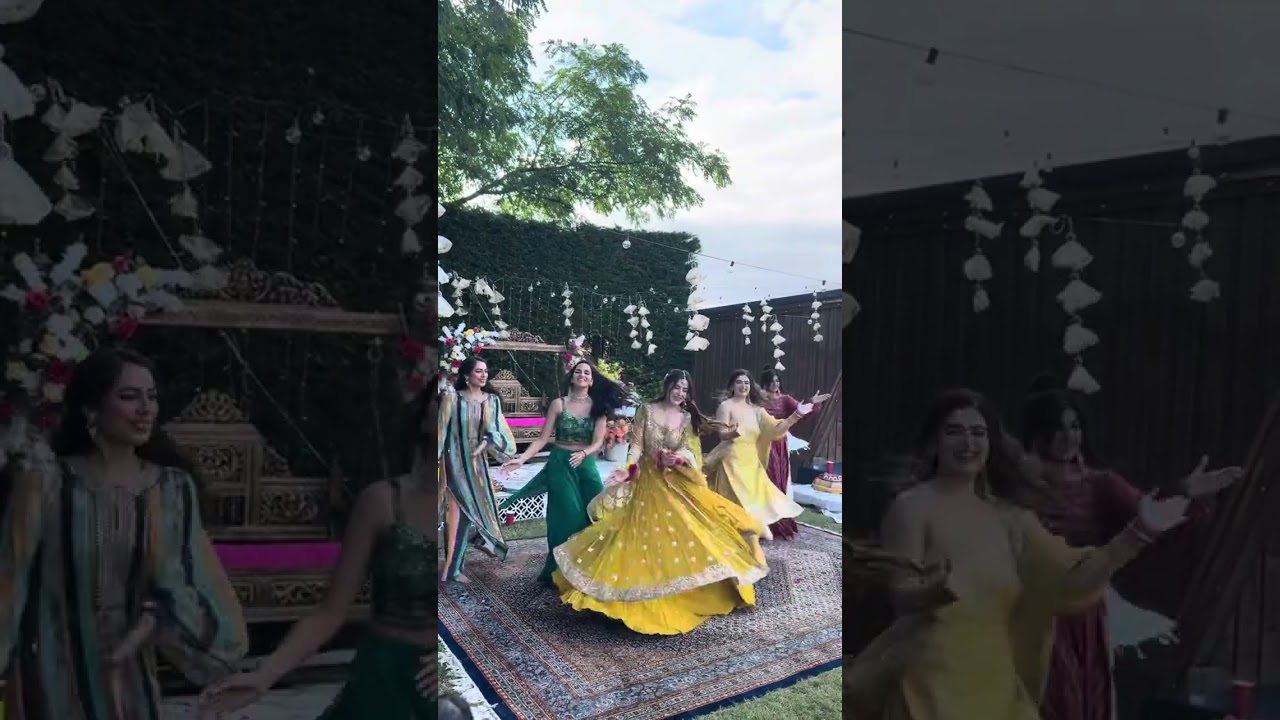 Back at it for Gazia&rsquo;s Dholki - Full Performance ✨ #Dholki #Mehendi #IndianWedding #bollywood