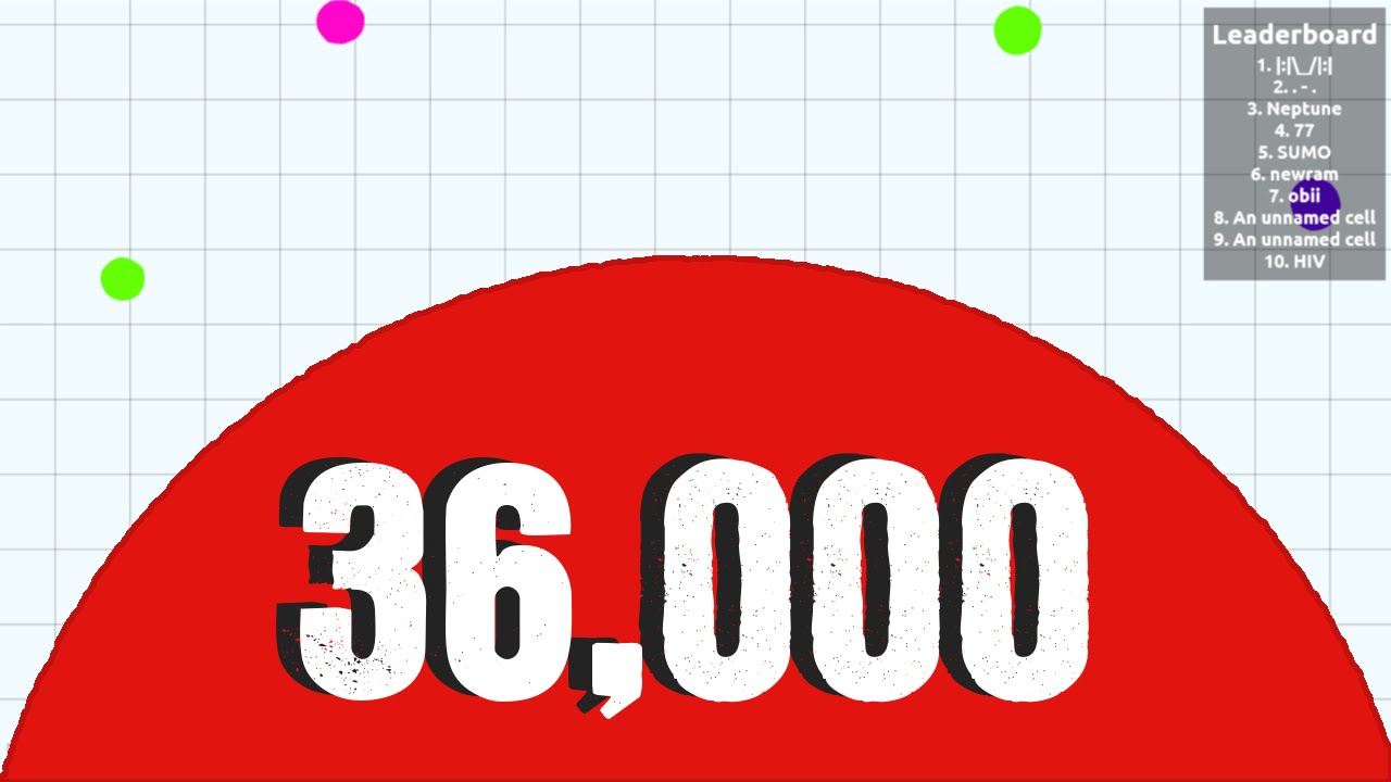 Agario // Insane 36,000 Mass Gameplay // TYT Clan Agar.io